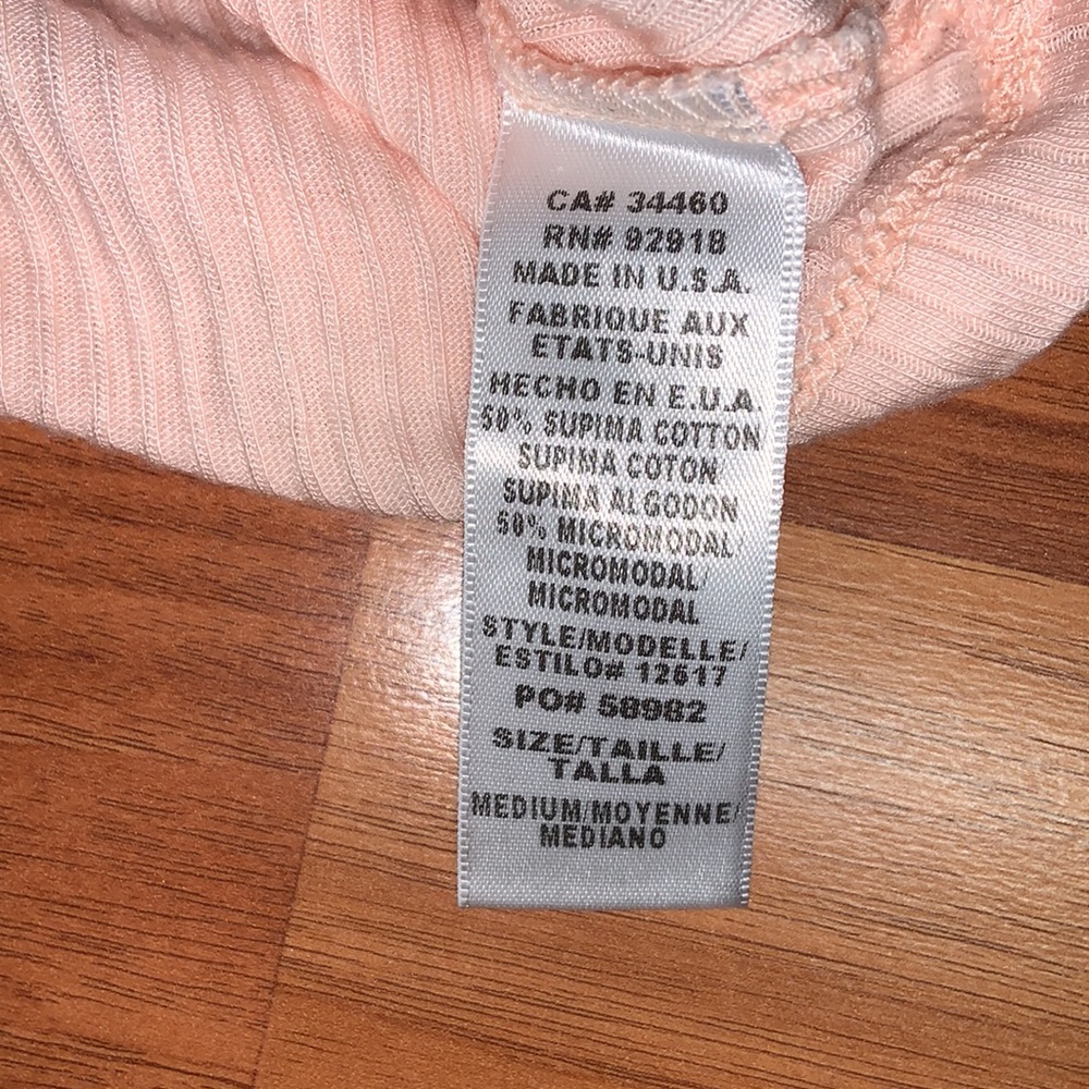 Original Juicy Couture Ribbed Henley Tank Top - Picture 6 of 6